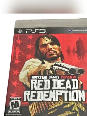 Red Dead Redemption PS3 Rockstar Games Black Label w/Manual & Insert Sony Tested